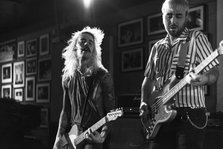 Andy Blade, Max Battista and Ryland Woods, Eater live at 100 Club, London, Mar 2023. Creator: Annapaola Marchesani. Andy Blade, Max Battista and Ryland Woods, Eater live at 100 Club, London, Mar 2023. Creator: Annapaola Marchesani.