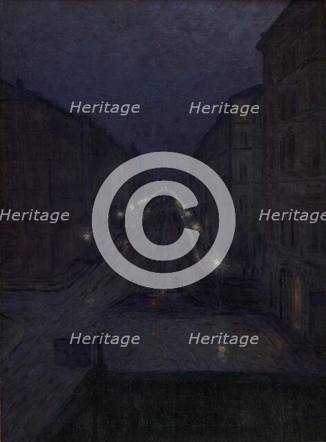 Roslag Street, Stockholm, 1893-1897. Creator: Karl Nordström.