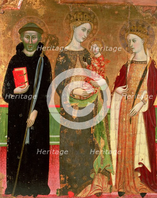 Virgin and Child, Saint Benedict and Saint Olive.