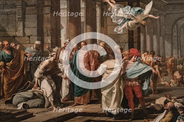 The Miracle at the Pool of Bethesda, 1761. Creator: Ferrari, Pietro Melchiorre (1735-1787).