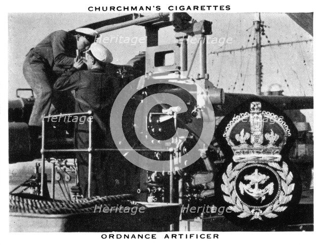 Ordnance Artificer, 1937.Artist: WA & AC Churchman