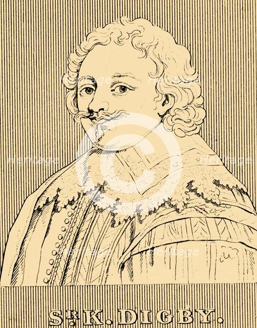 'Sr. K. Digby', (1603-1665), 1830. Creator: Unknown.