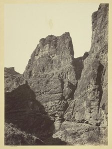 Cañon of Kanab Wash, Colorado River, Looking South, 1872. Creator: William H. Bell.