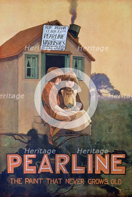 Pearline paint advert, 1920s. Artist: Unknown