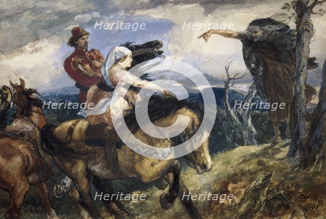 'The Witch - a study', 1888. Artist: Sir John Gilbert