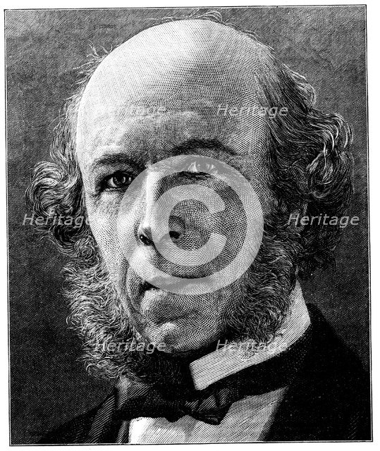 Herbert Spencer, English philosopher and sociologist, 1897. Artist: Anon
