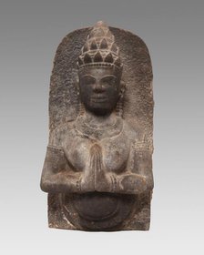 Celestial Beauty (Apsara) in Adoration, Champa period, about 1100. Creator: Unknown.