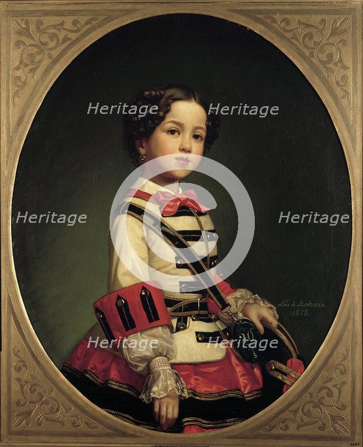 Marquise María Cristina de Roncali y Gaviria. Artist: Madrazo y Kuntz, Luis de (1825-1897)