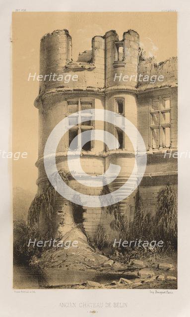 ...Pl. 99, Ancien Château de Belin (Sarthe), 1860. Creator: Victor Petit (French, 1817-1874).
