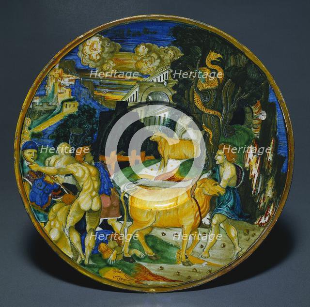 Plate, 1526. Creator: Maestro Giorgio Andreoli (Italian, 1465-70-aft 1553).
