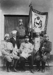 Irkutsk Voluntary Fire Society. Zeichmester of the society A.I. Andreev..., 1894. Creator: R Prorokov.