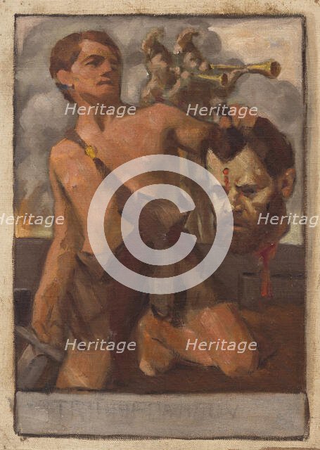 Study of Composition with Biblical Scene, 1910-1930. Creator: Milan Thomka Mitrovsky.