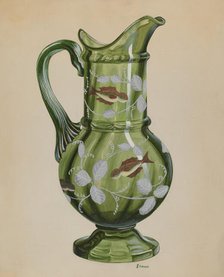 Green Pitcher, c. 1937. Creator: Robert Stewart.