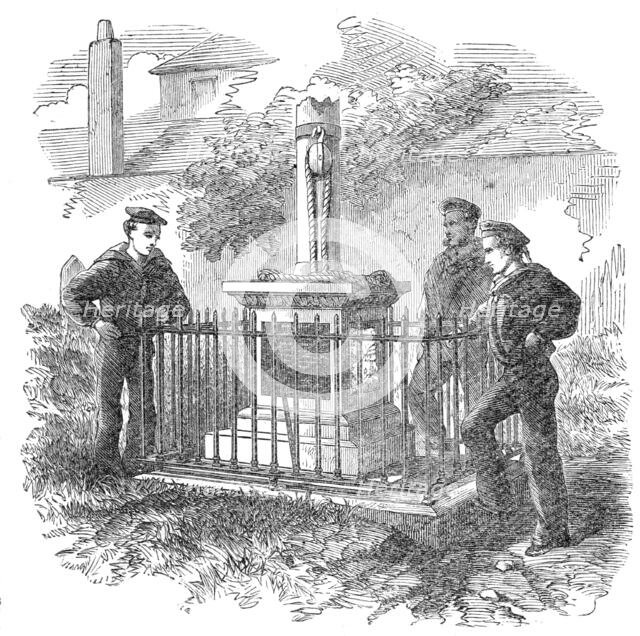 Monument to the memory of Capt. Boyd and six seamen of H.M.S. Ajax, in Monkstown Church..., 1861. Creator: Unknown.