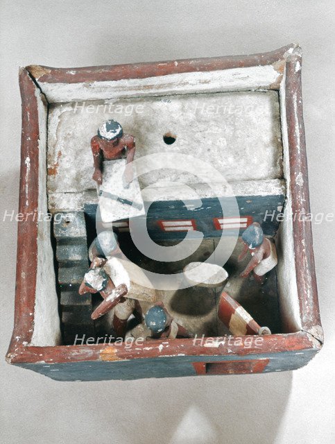 Ancient Egyptian tomb model, 22nd-19th century BC. Artist: Unknown