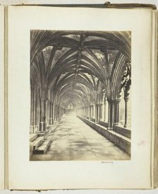 Untitled [cloisters], 1868. Creator: Georgina Cowper.