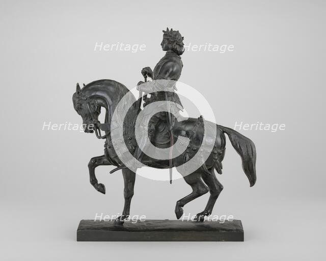 Charles VII Victorious, model 1836/1840 and 1857, cast by 1873. Creator: Antoine-Louis Barye.