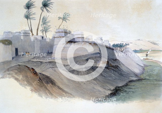 'Pigeon Houses at Ekhmim', 19th century. Artist: Lord Wharncliffe
