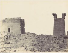 Temple de Dandour en Nubie, 1860s. Creator: Wilhelm Hammerschmidt.
