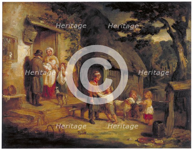 'The Pet Lamb', c1813. Artist: William Collins