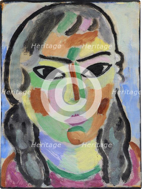 Girl, 1916. Creator: Jawlensky, Alexei, von (1864-1941).
