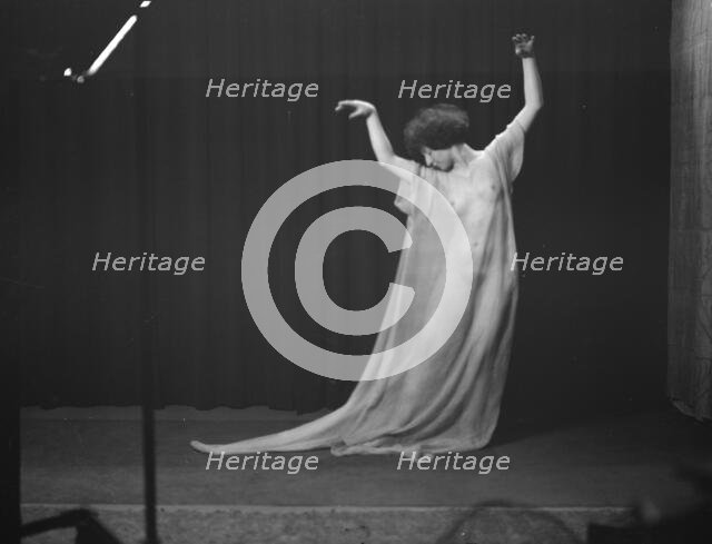 Unidentified dancer, possibly an Elizabeth Duncan dancer, between 1911 and 1942. Creator: Arnold Genthe.