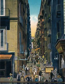 'Napoli - Gradoni Di Chiaia', c1900. Creator: Unknown.