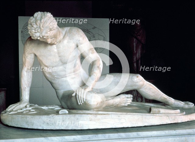 The Galata, Dying Gaul, a Roman copy of a Greek original from Pergamum, 3rd-2nd century BC.