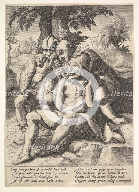 The Wisdom of Fools, from Six Proverbs. Creator: Jacques de Gheyn II.