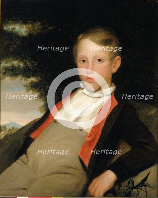 Boy in a Landscape, ca. 1840. Creator: Unknown.