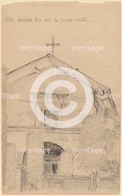 Mission Dolores, San Francisco, 1913. Creator: Arthur Davies.