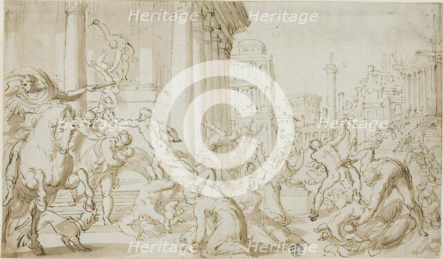 Massacre of the Innocents (recto), n.d. Creator: Unknown.