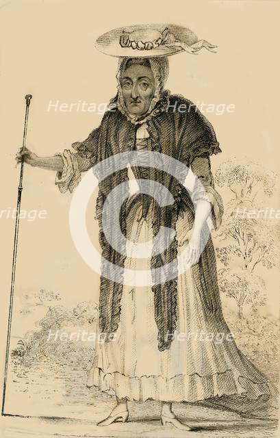 'Jane Lewson, Remarkable for her age and pecularities', 1821. Creator: Robert Cooper.