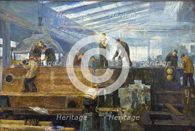 Turbine installation.