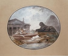 Architectural Capriccio, 1801. Creator: Hubert Robert.