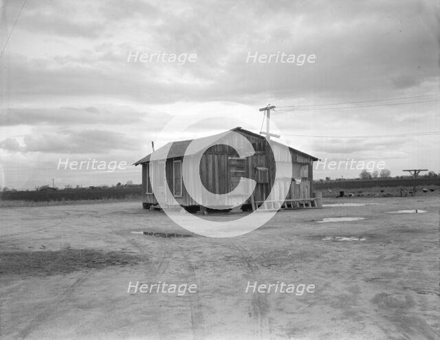 House in "Little Oklahoma", California, 1936. Creator: Dorothea Lange.