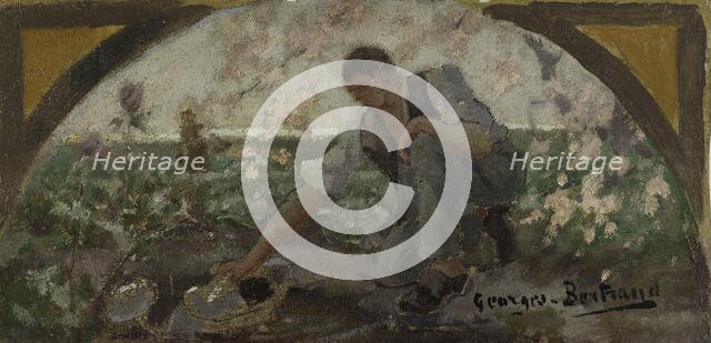 Esquisse pour la salle à manger de l'Hôtel de Ville de Paris : Le chou, c.1893. Creator: Georges Bertrand.