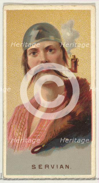 Serbian, from World's Smokers series (N33) for Allen & Ginter Cigarettes, 1888. Creator: Allen & Ginter.