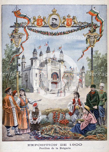 The Bulgarian pavilion at the Universal Exhibition of 1900, Paris, 1900. Artist: Unknown
