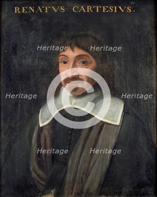 Portrait of the philosopher René Descartes (1596-1650), 17th century.