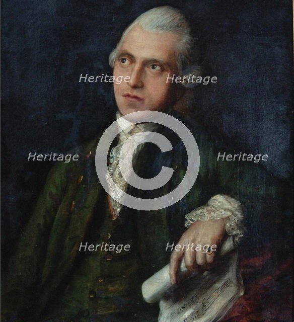 Portrait of the composer and violinist Antonín Kammel (1730-1784), c.1768. Creator: Gainsborough, Thomas (1727-1788).