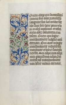 Book of Hours (Use of Rouen): fol. 23v, c. 1470. Creator: Master of the Geneva Latini (French, active Rouen, 1460-80).