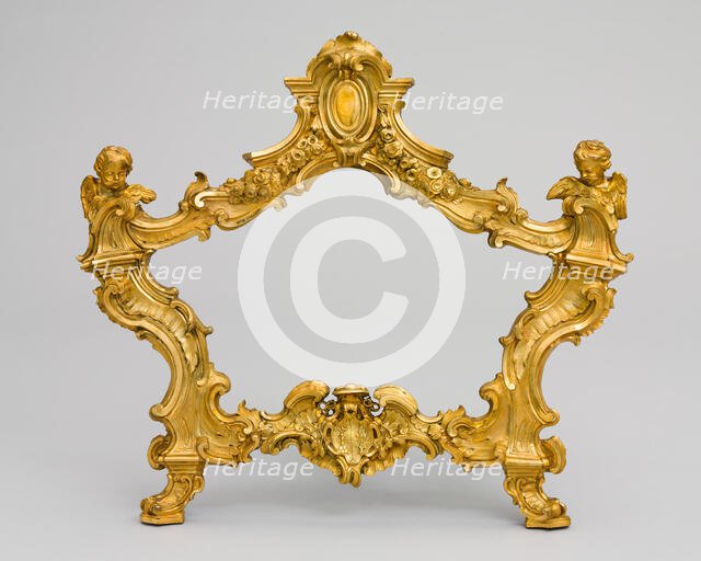 Carta Gloria Frame, Italy, 1765/66. Creator: Leandro Gagliardi.