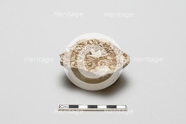 Fragment of a bowl with bird design, Saljuq period, early 13th century. Creator: Unknown.
