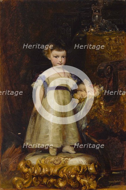 Archduchess Marie Valerie of Austria as Child (1868-1924), 1870.