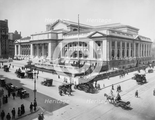New York Public Library Building, The, between 1911 and 1920. Creator: Unknown.