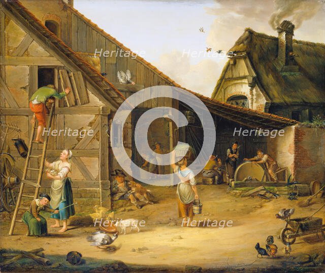 A Farm, 1794. Creator: Johann Ludwig Ernst Morgenstern.
