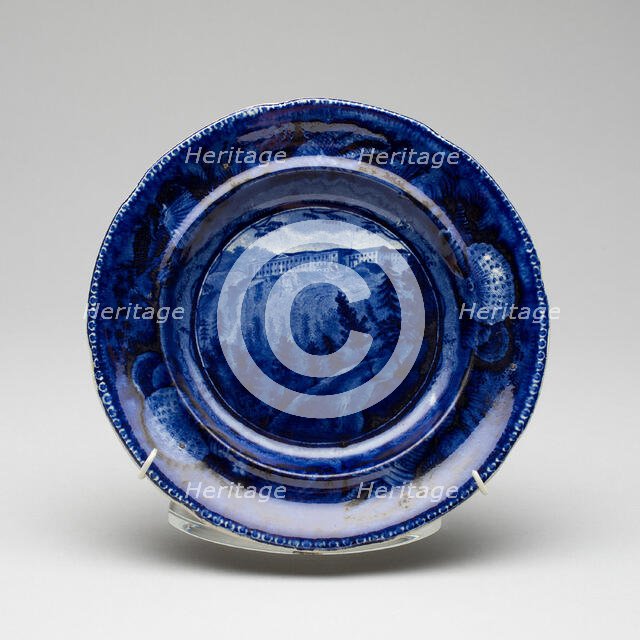 Plate, c. 1825. Creator: Unknown.