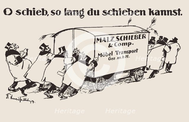 Anti-Semitic Postcard, 1918.