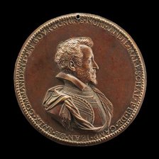 Jean de Saulx, 1555-1629, Viscount of Tavanes and Lugny, and Marquess of Mirabet [obverse], 1614. Creator: Unknown.